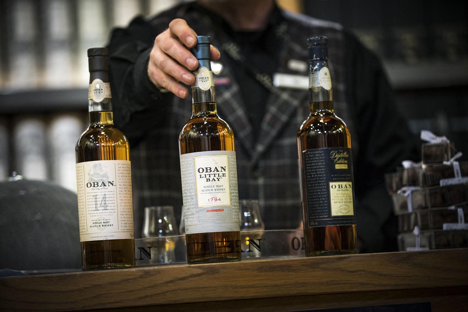 Tasting at Oban Distillery